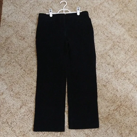 Size 8P Northern Reflections essential slim black corduroy pants - Picture 7 of 15